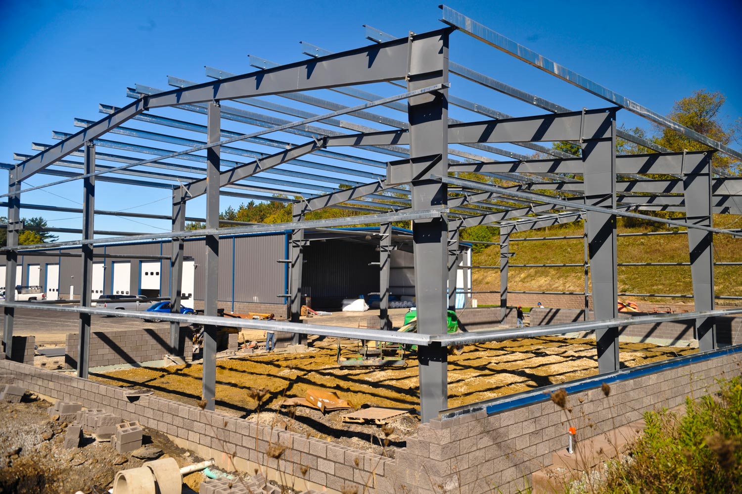 Photo of metal structure of building at Angelo's Landscape Supply Co.